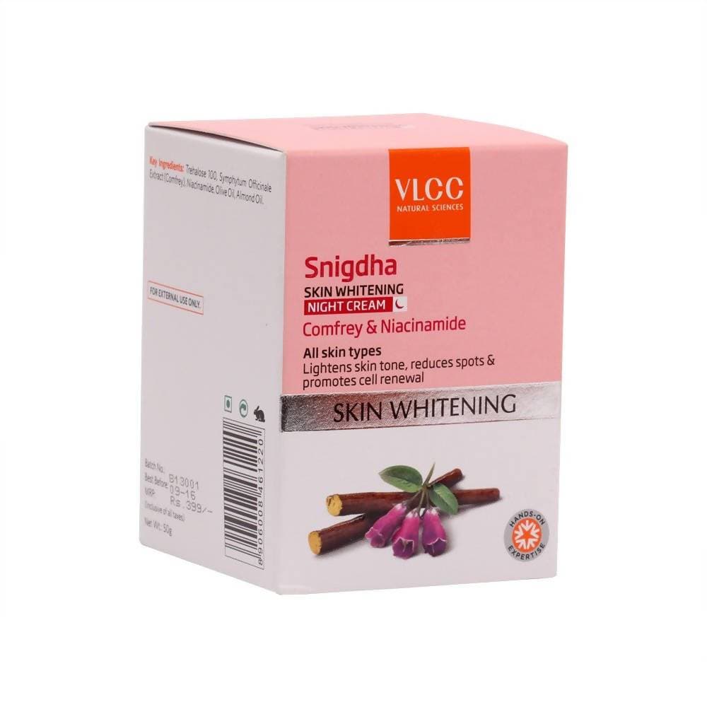VLCC Snighdha Skin Whitening Night Cream | Grocsy