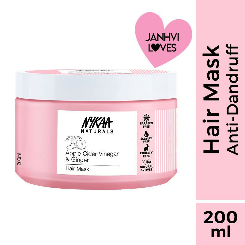 Nykaa Naturals Anti-Dandruff - Free Hair Mask With Apple Cider Vinegar & Ginger | Grocsy