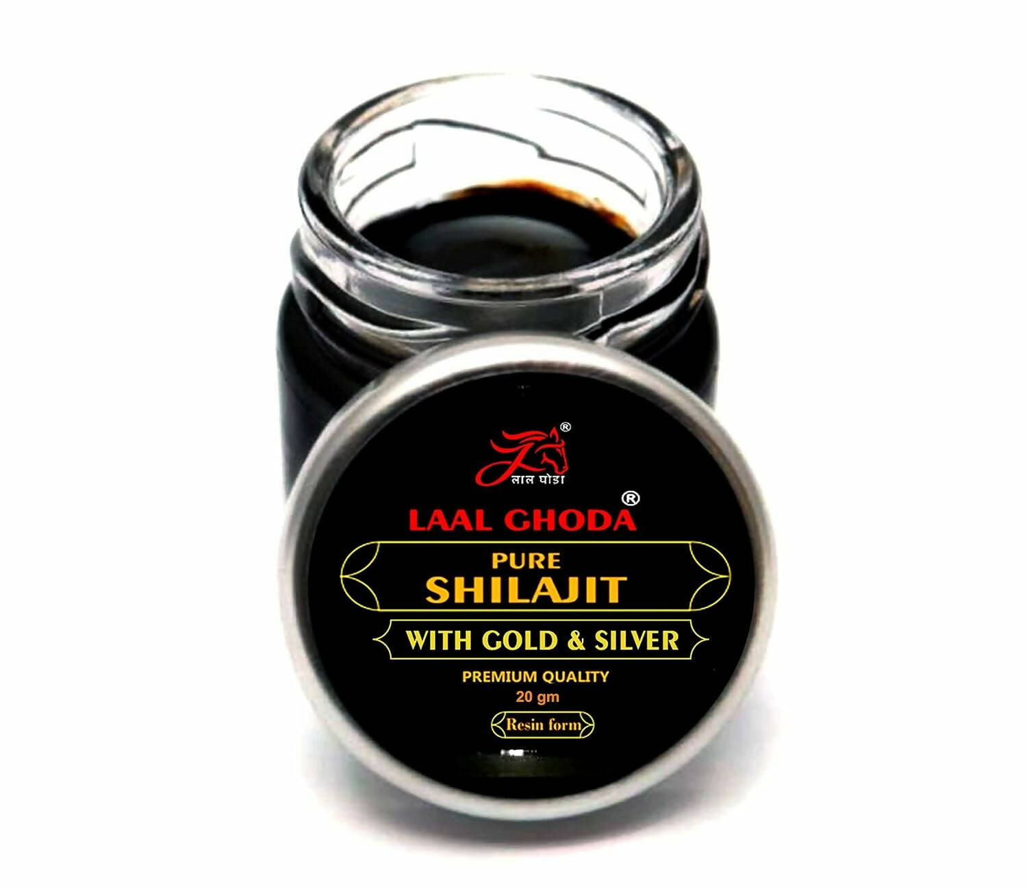 Laal Ghoda Pure Sj With Gold & Silver | Grocsy