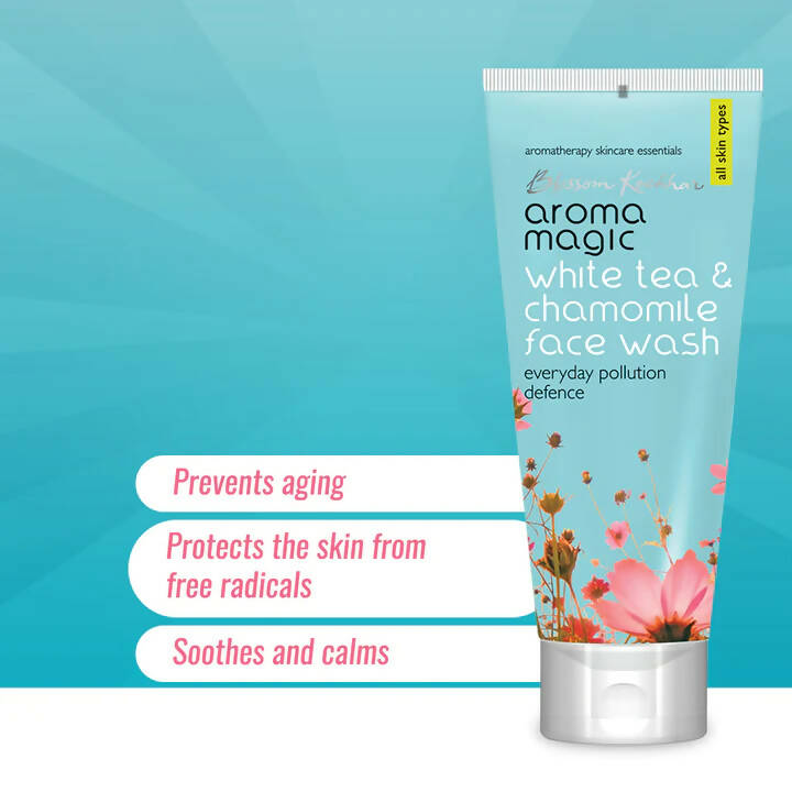 Blossom Kochhar Aroma Magic White Tea & Chamomile Face Wash | Grocsy