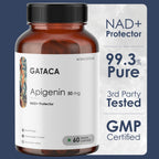 GATACA Apigenin - 50 mg Capsules for Better Sleep, More Focus, More Life | Grocsy