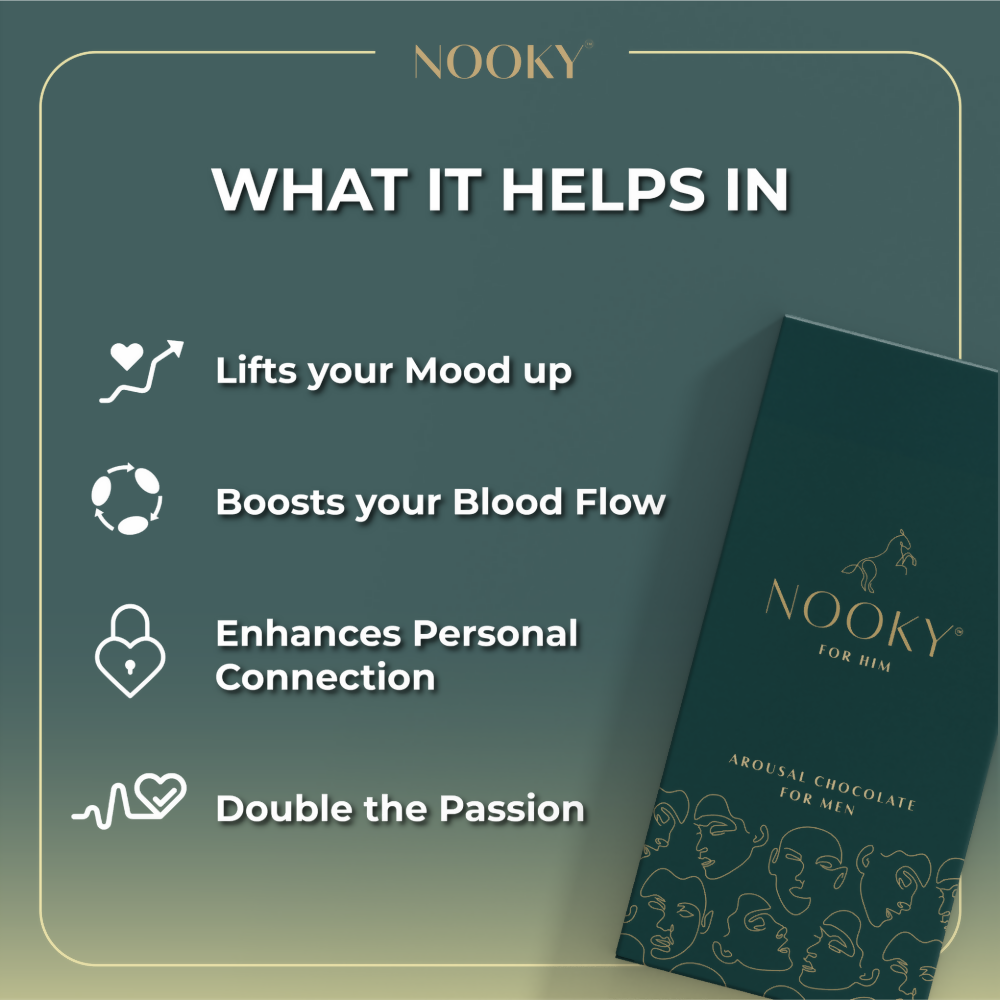 Nooky Mood Enhancing Chocolate For Men | Grocsy
