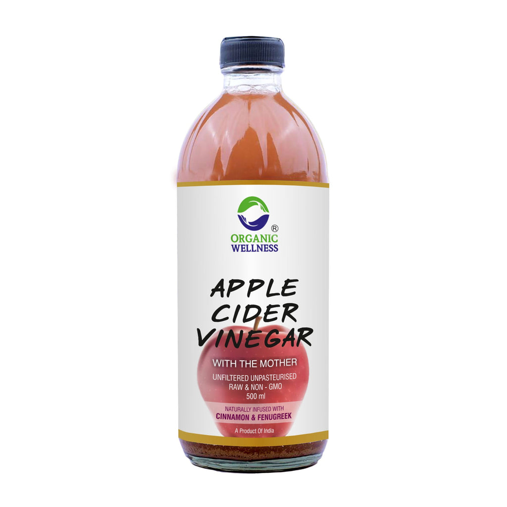 Organic Wellness Apple Cider Vinegar with Mother, Cinnamon & Fenugreek | Grocsy