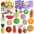 The Small Wonderland Pretend Play Fruits- 18-Piece Pretend Play Fruits Set | Grocsy