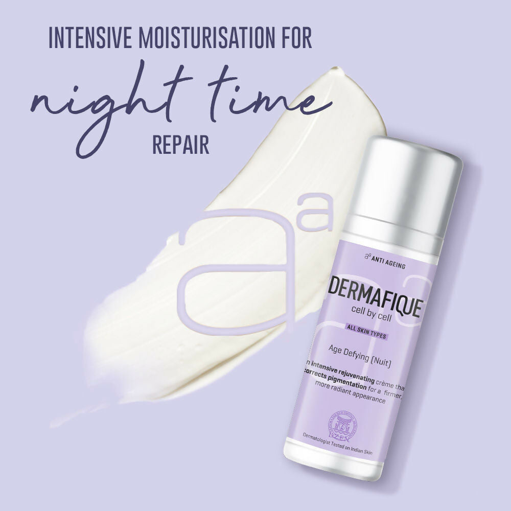 Dermafique Age Defying Nuit, Night Cream For Pigmentation & Dark Spots | Grocsy