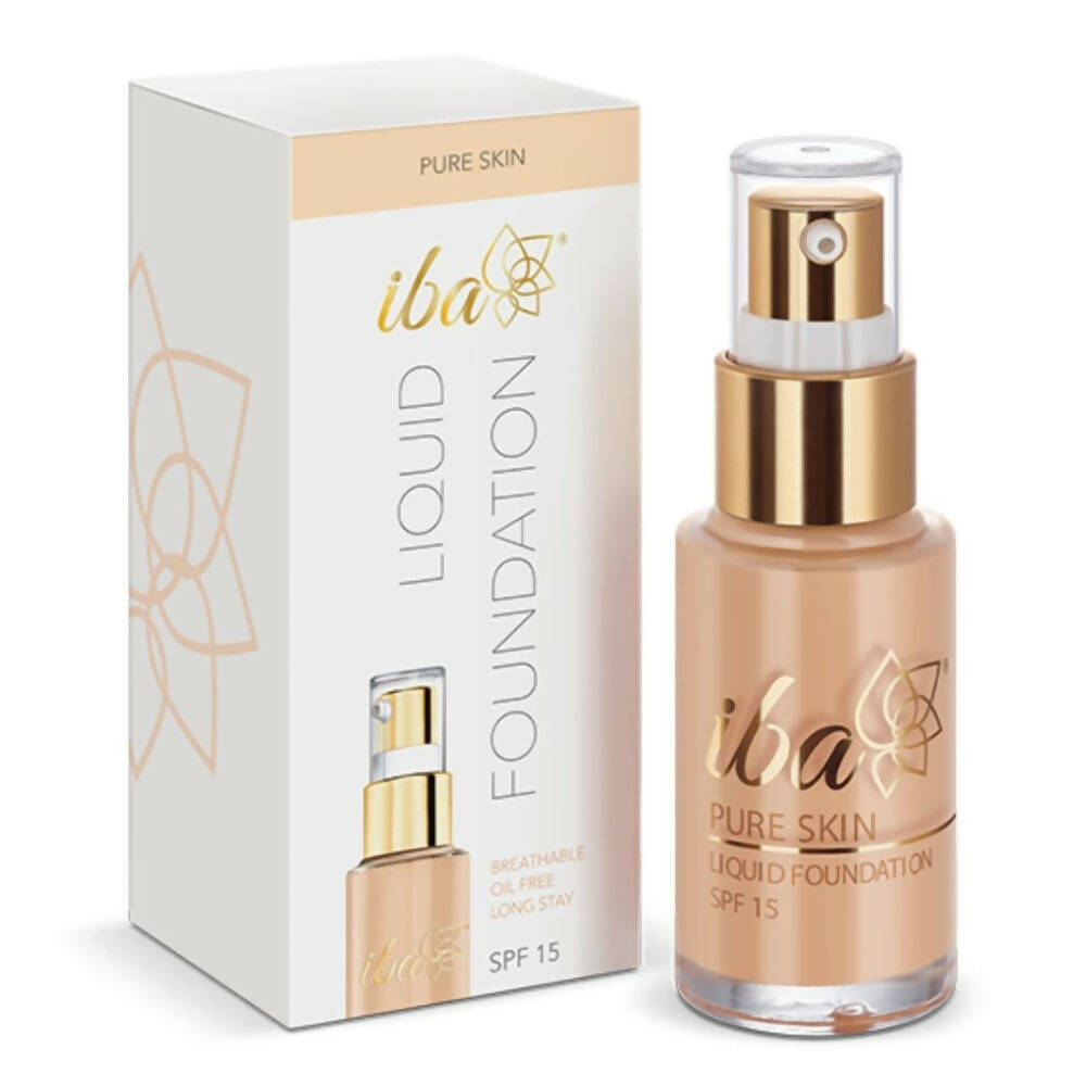 Iba Pure Skin Liquid Foundation SPF 15 - Golden Beige | Grocsy