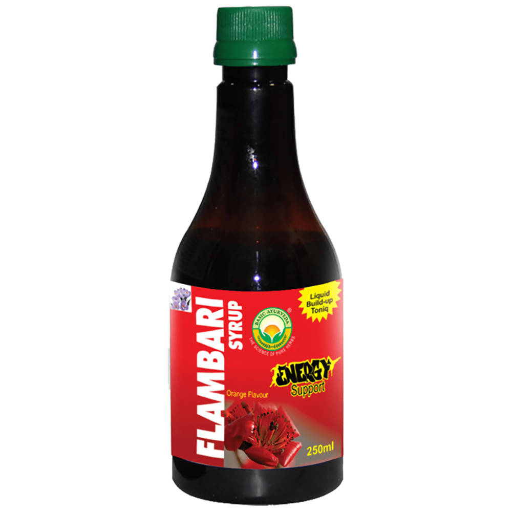 Basic Ayurveda Flambari Syrup - Orange Flavor | Grocsy