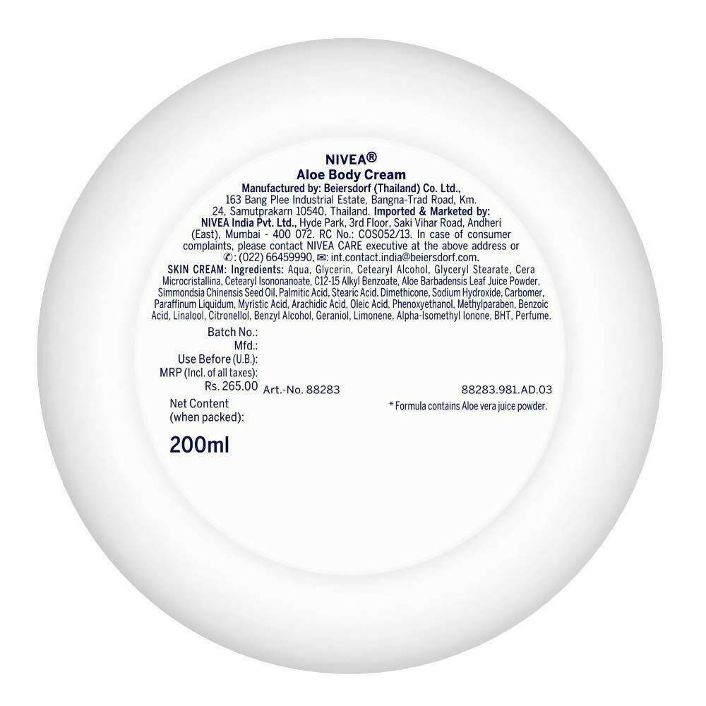 Nivea Refreshing Aloe Hydration Cream | Grocsy