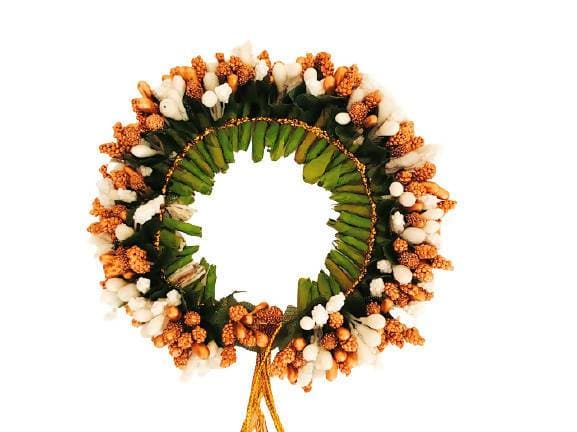 White & Gold Hair Accessories | Grocsy