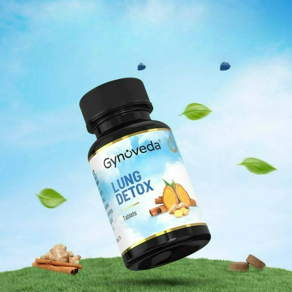 Gynoveda Lung Detox Tablets | Grocsy