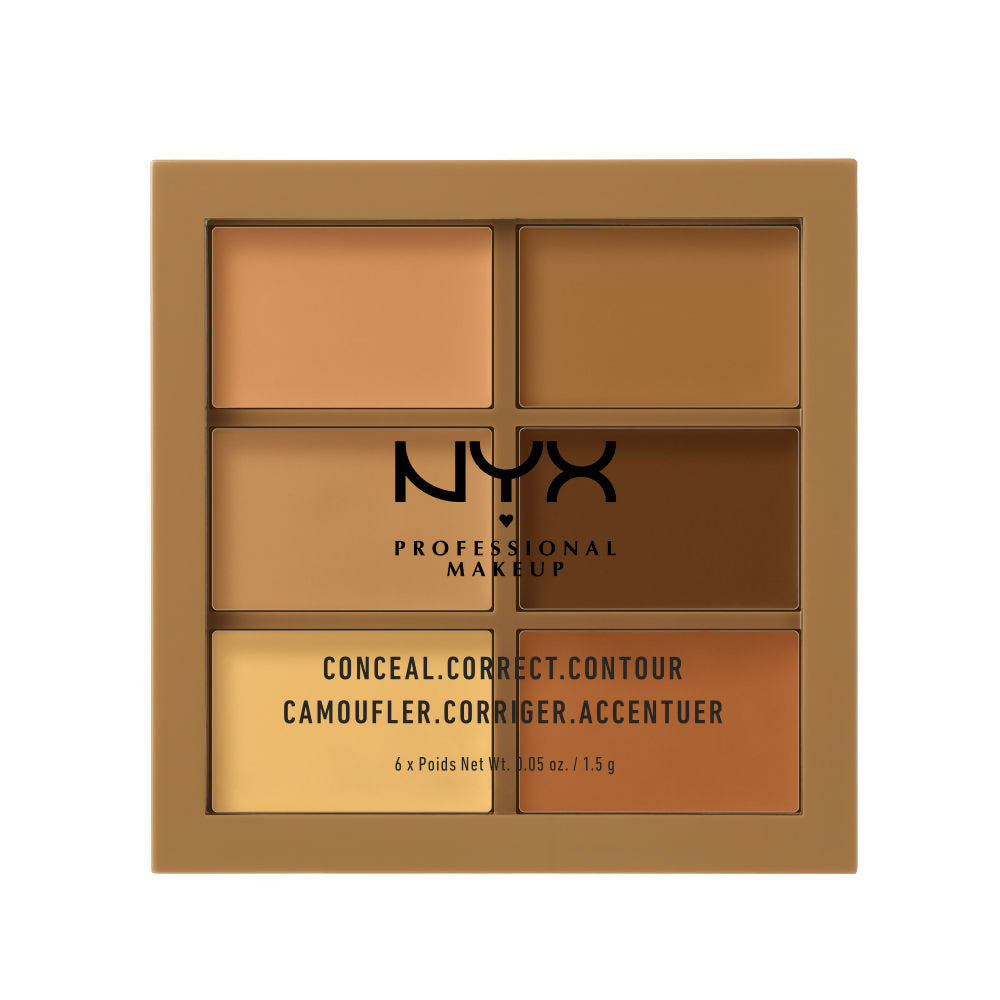 NYX Professional Makeup Conceal, Correct, Contour Palette - 3CP03 Deep/Profond | Grocsy