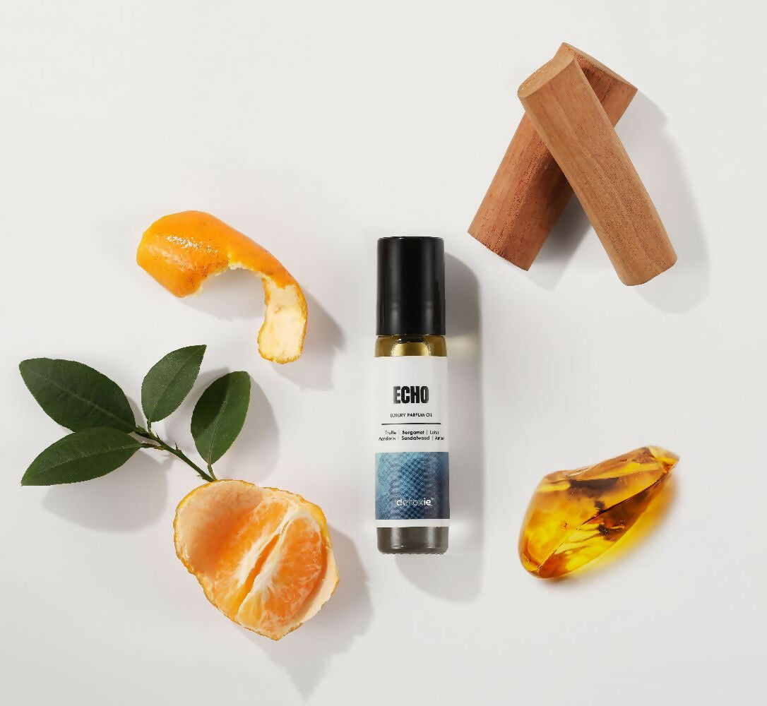 Detoxie Echo - Luxury Parfum Oil (Attar) Non-Alcoholic | Grocsy