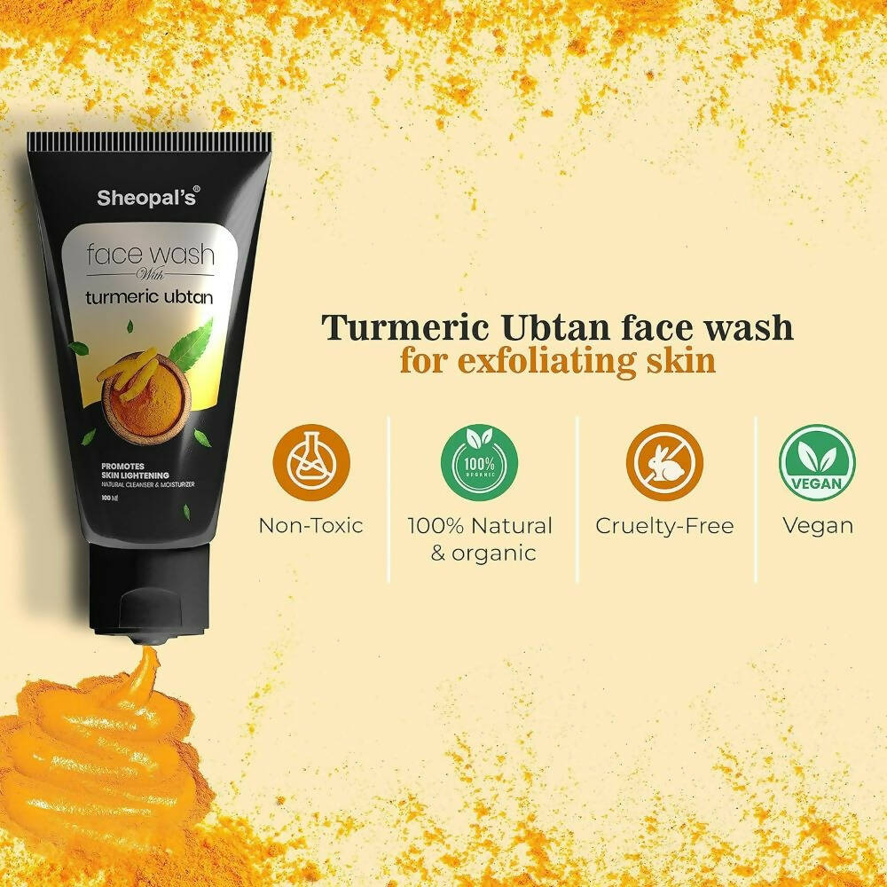 Sheopal's Turmeric Ubtan Face Wash | Grocsy