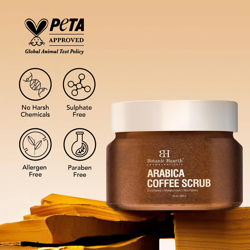Botanic Hearth Arabica Coffee Body Scrub | Grocsy