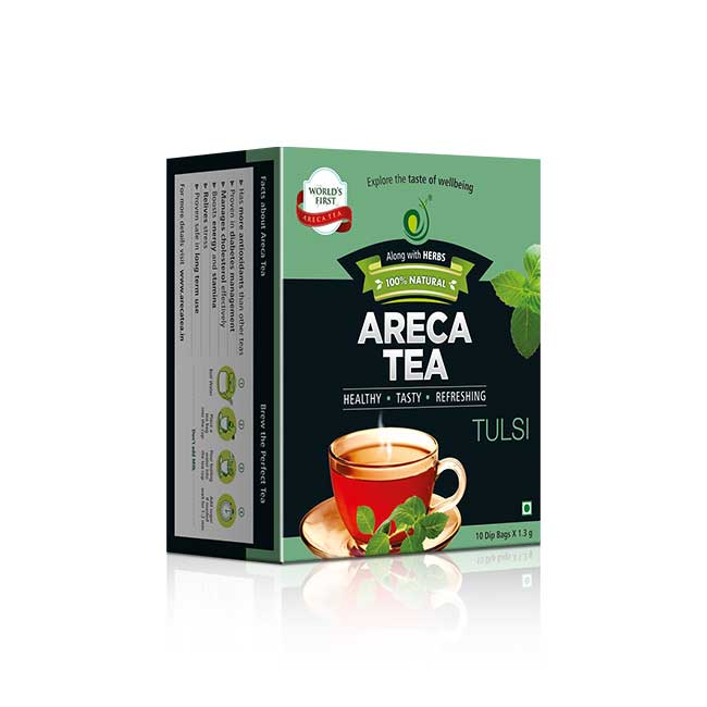 Green Remedies Areca Tea Tulsi | Grocsy