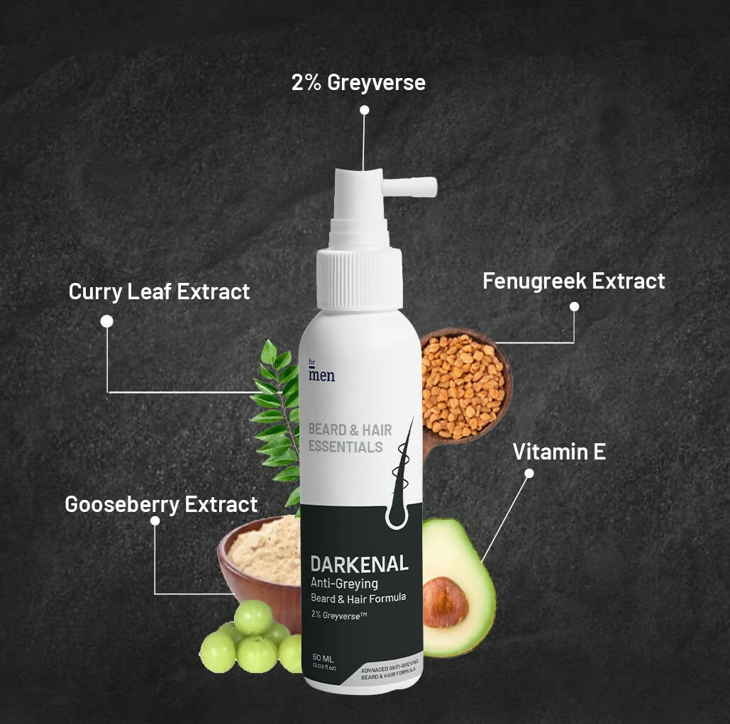 ForMen Darkenal Anti Greying Hair Serum | Grocsy