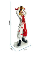 Sun Mun Decors Musical Cymbal Clown Figurine | Grocsy
