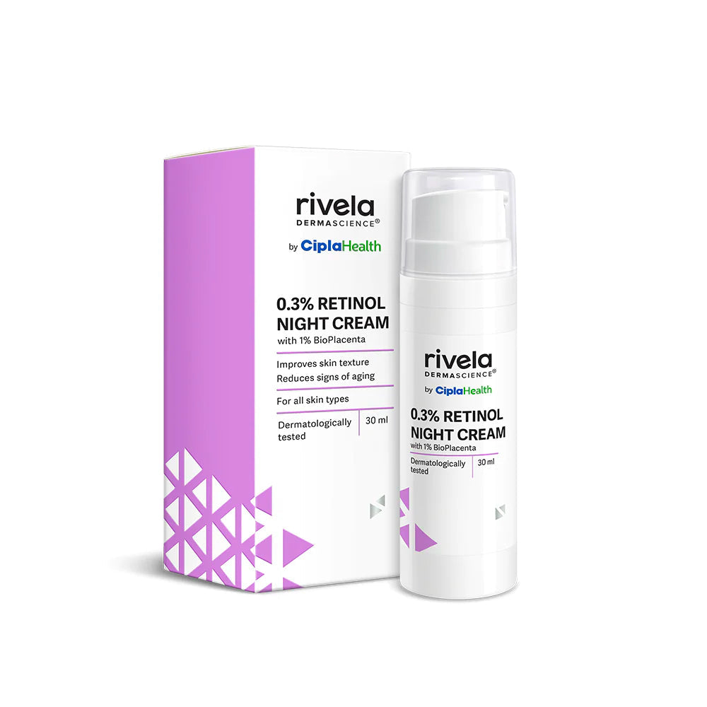 Rivela 0.3% Retinol Night Cream | Grocsy