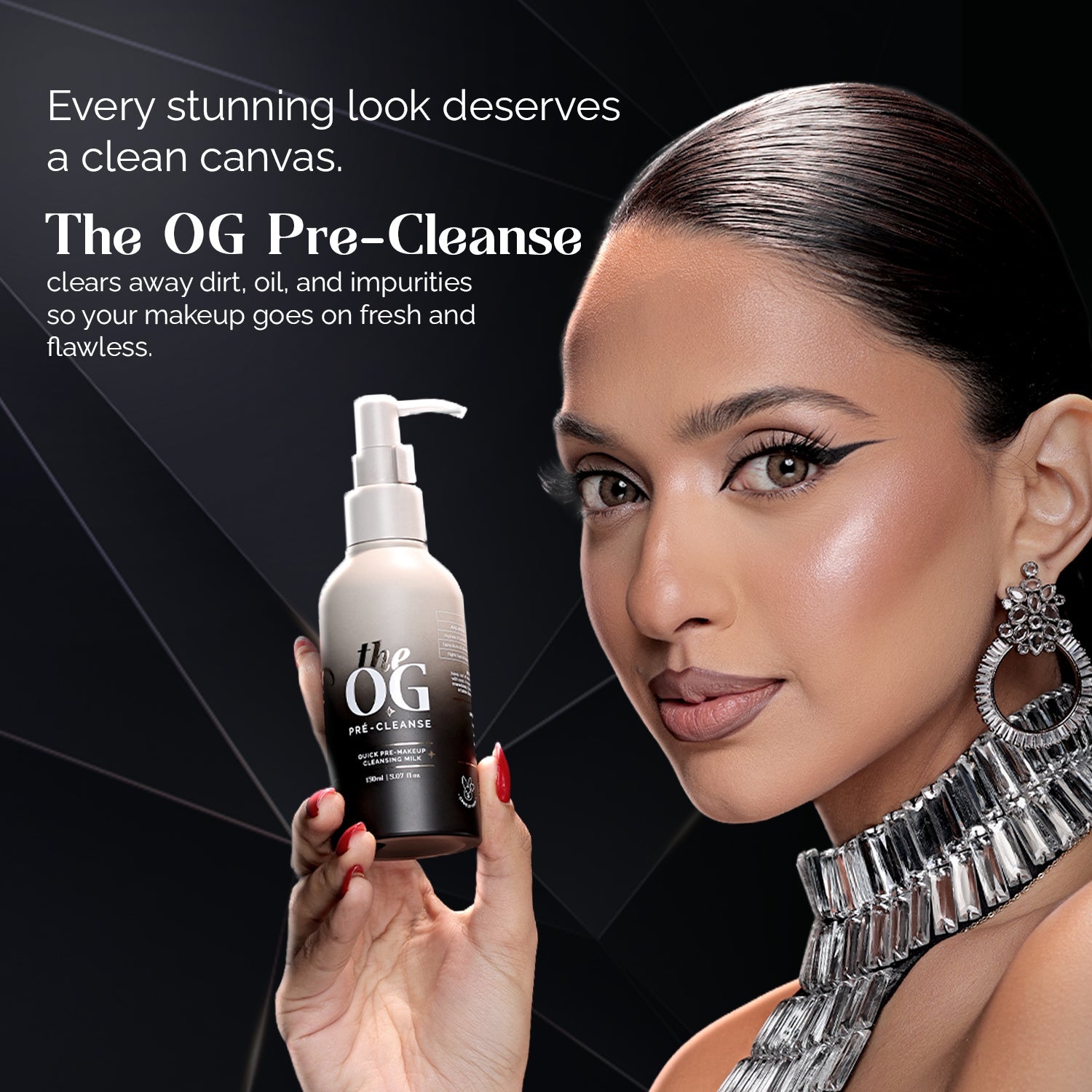 Aflairza The OG Pre-Makeup Cleansing Milk With Jojoba & Argan Oil for Gentle Daily Cleanser & Makeup Prep | Grocsy