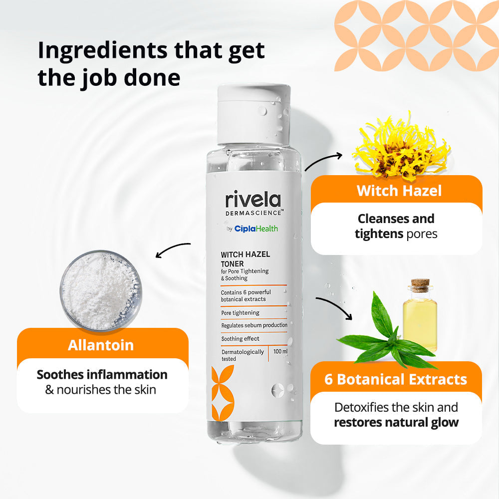 Rivela Witch Hazel Toner | Grocsy