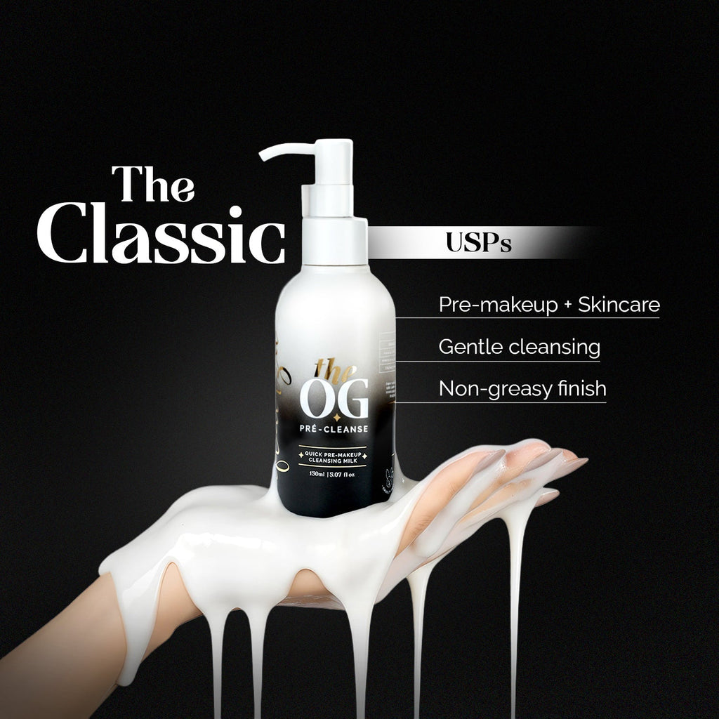 Aflairza The OG Pre-Makeup Cleansing Milk With Jojoba & Argan Oil for Gentle Daily Cleanser & Makeup Prep | Grocsy