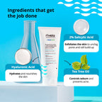Rivela 2% Salicylic Acid + Hyaluronic Acid Face Cleanser | Grocsy