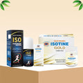 Jagat Pharma Isotine Gold + ISO Pain Relief Roll-On: Eye & Pain Care Combo | Grocsy