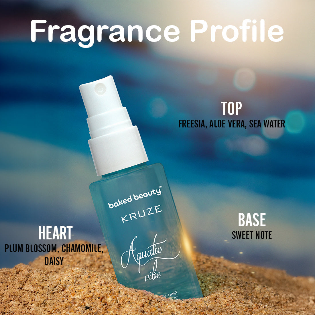 Baked Beauty Kruze Aquatic Vibe Body Mist | Grocsy