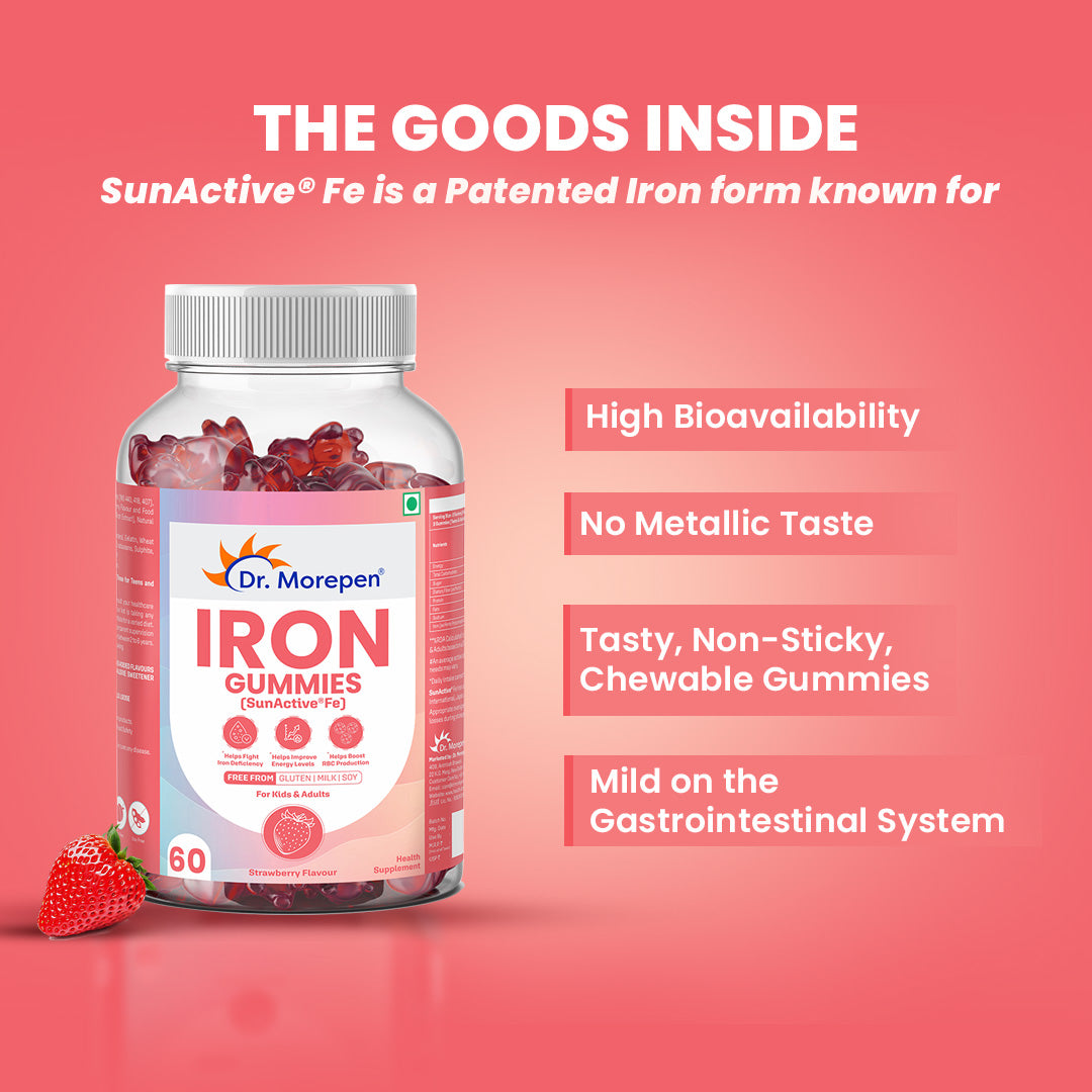 Dr Morpen Iron Gummies | Grocsy