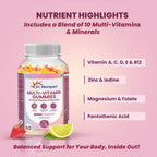 Dr Morpen Multivitamin Gummies | Grocsy