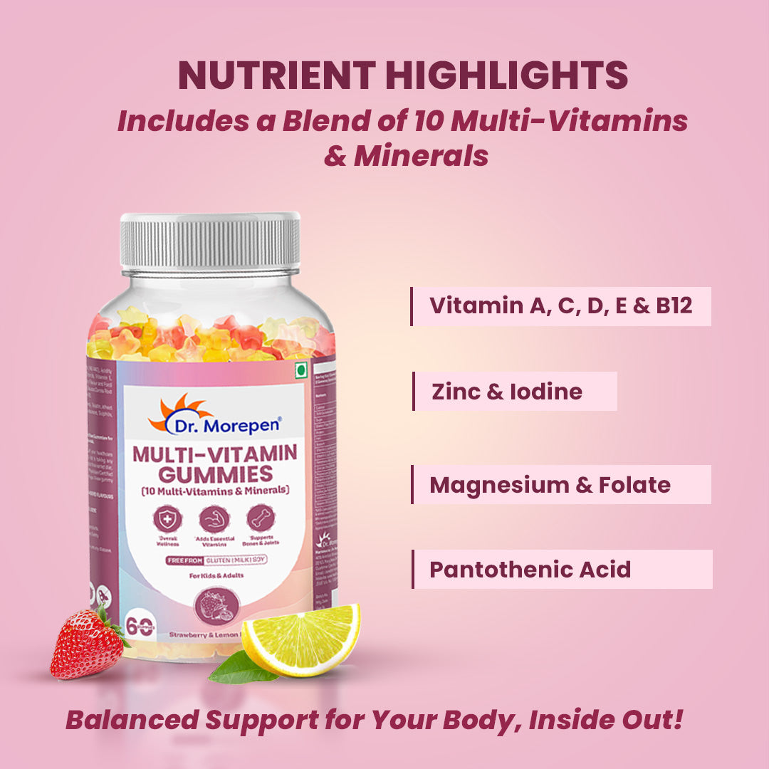 Dr Morpen Multivitamin Gummies | Grocsy