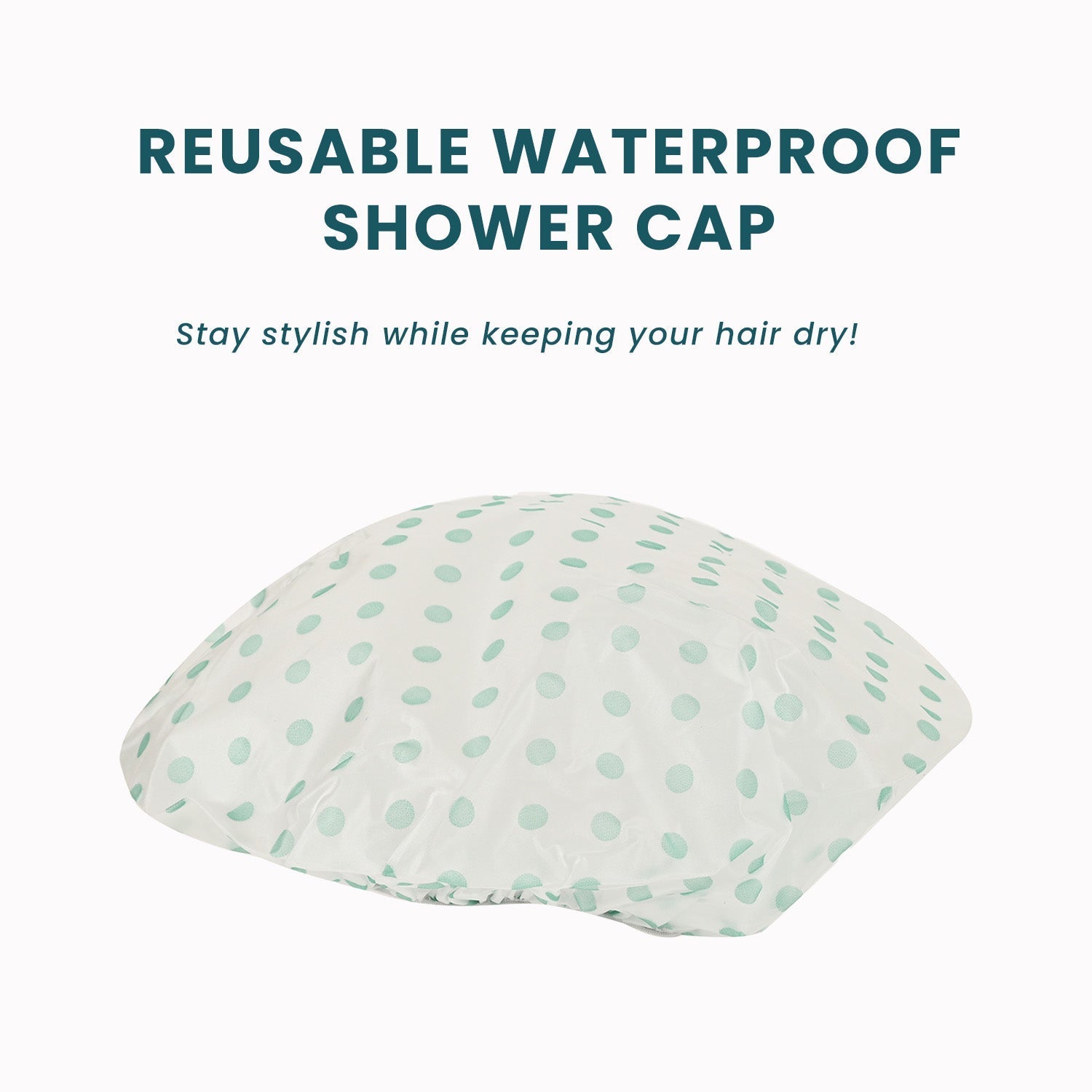 MiDazzle Shower Caps 1S (Reusable) MIHA6313 | Grocsy