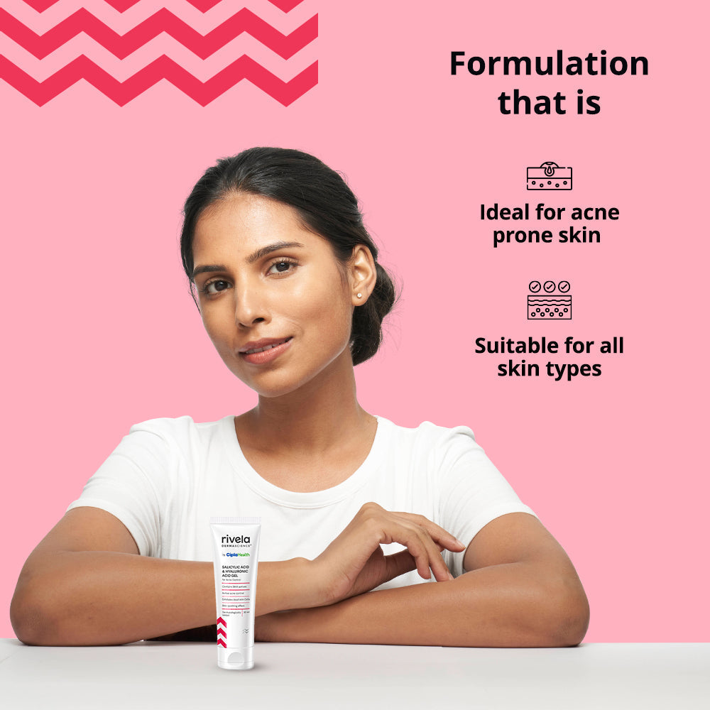 Rivela Salicylic Acid and Hyaluronic Acid Gel | Grocsy