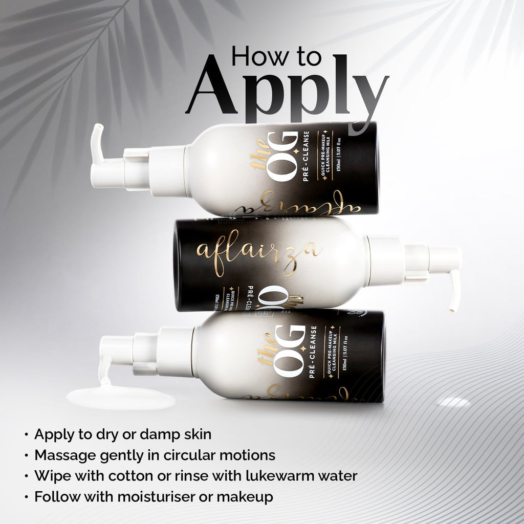 Aflairza The OG Pre-Makeup Cleansing Milk With Jojoba & Argan Oil for Gentle Daily Cleanser & Makeup Prep | Grocsy