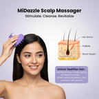 MiDazzle Midazzle Scalp Massager MIHA6315 | Grocsy