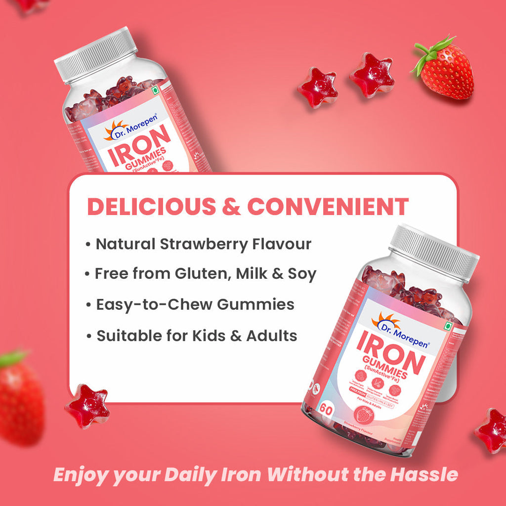 Dr Morpen Iron Gummies | Grocsy