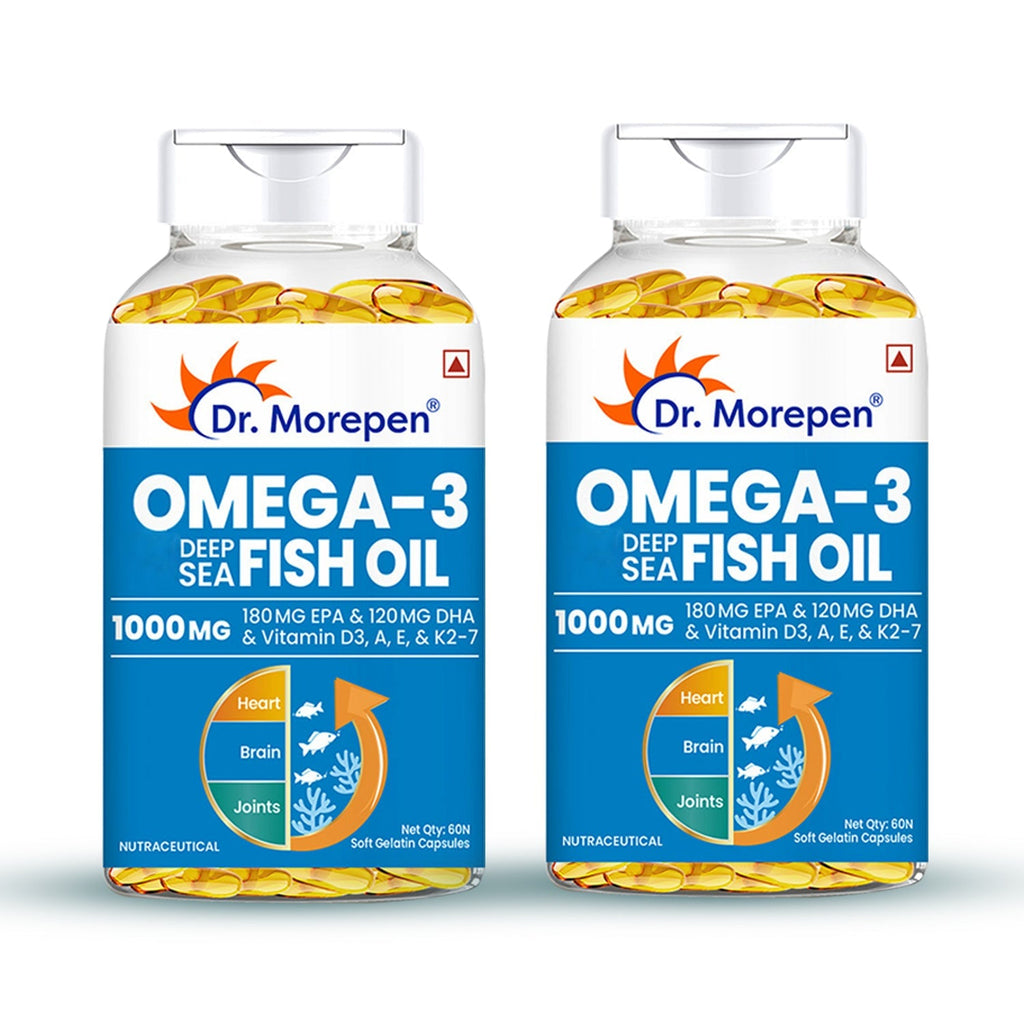 Dr Morpen Omega-3 1000Mg Deep Sea Fish Oil Softgel Capsules | Grocsy