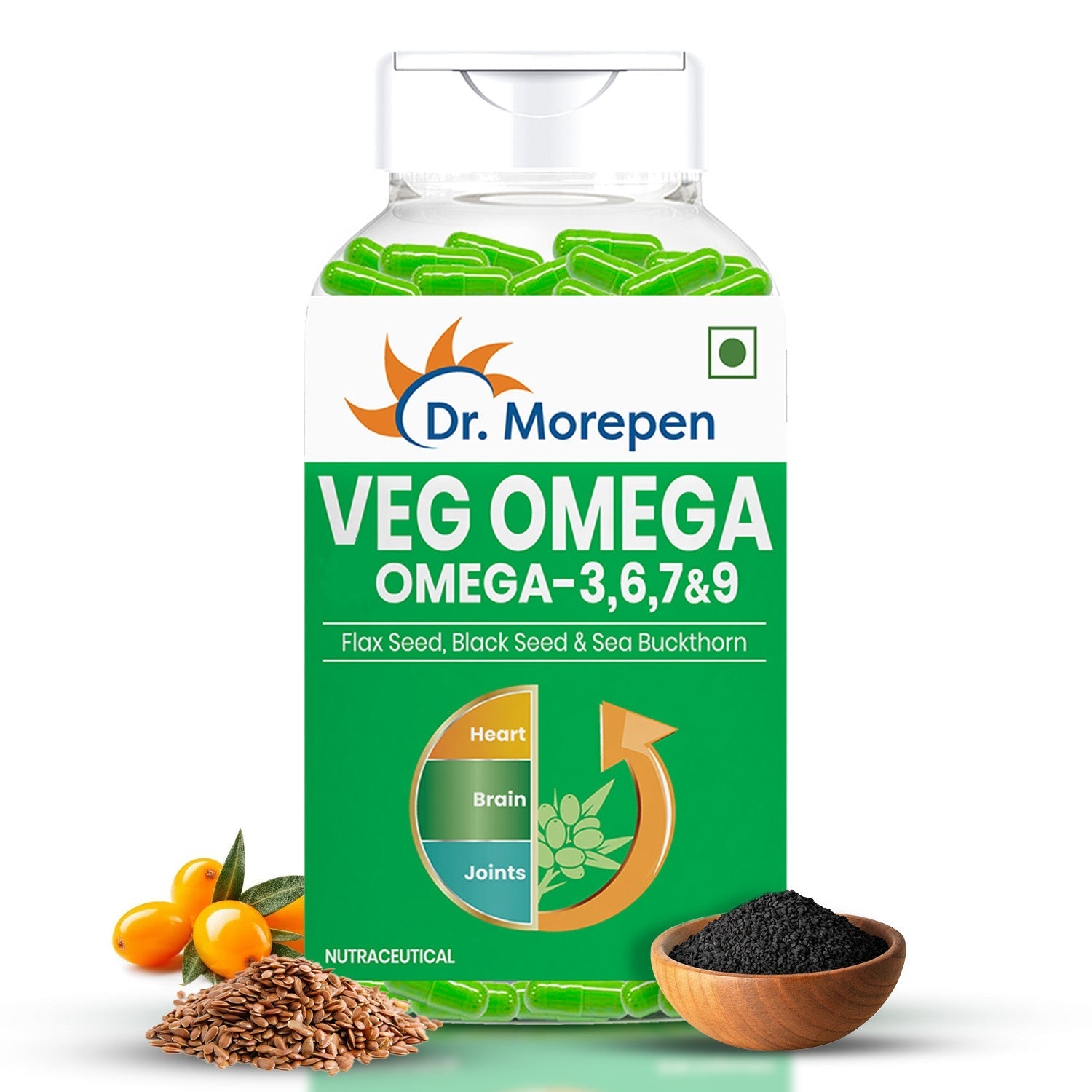 Dr Morpen Veg Omega Capsules | Grocsy