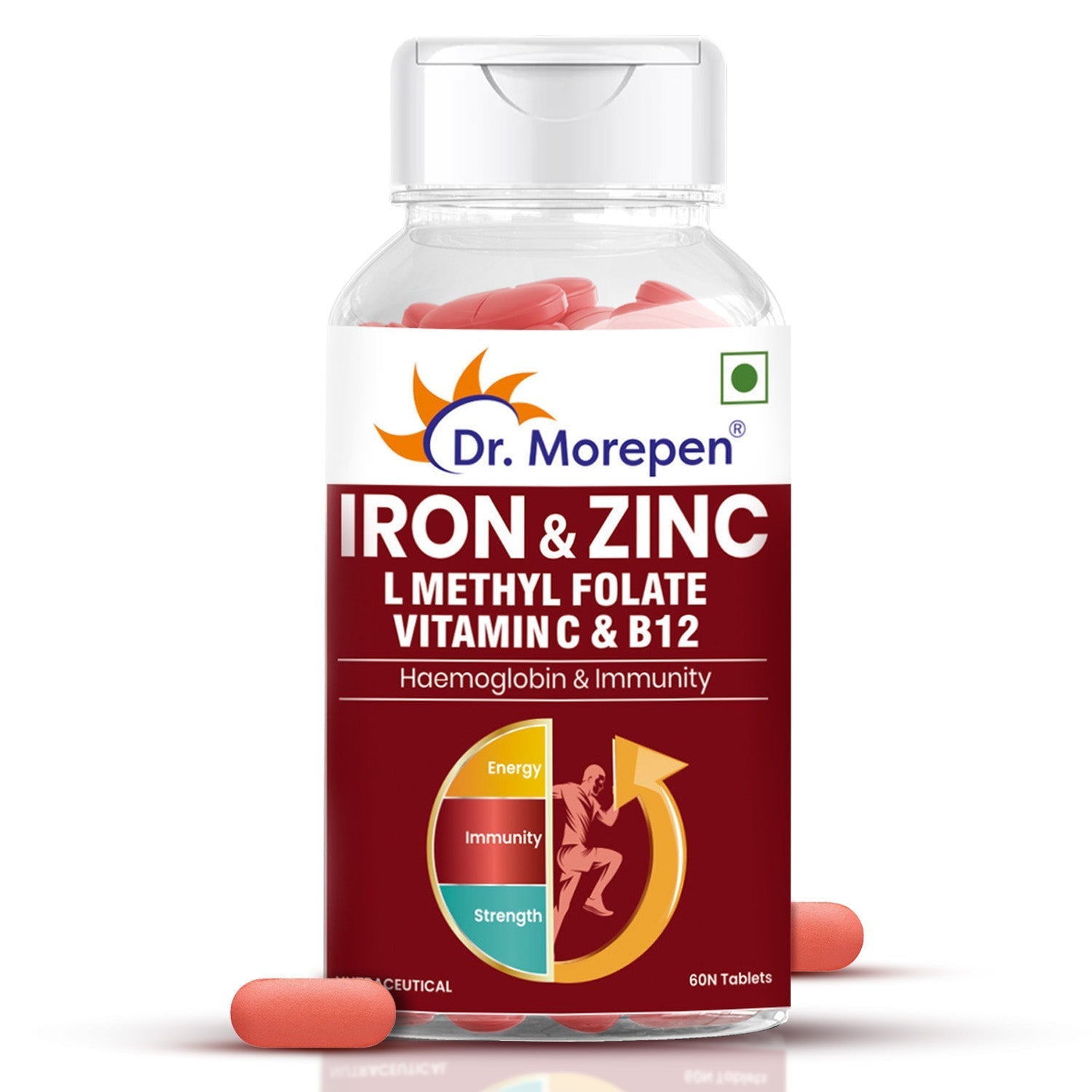 Dr Morpen Iron & Zinc Tablets | Grocsy