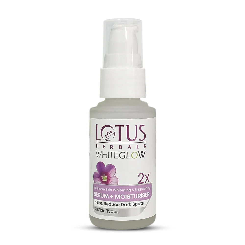 Lotus Herbals Whiteglow Intensive Skin Serum + Moisturiser | Grocsy