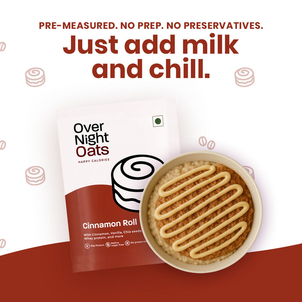 OverNightOats Cinnamon Roll | Grocsy