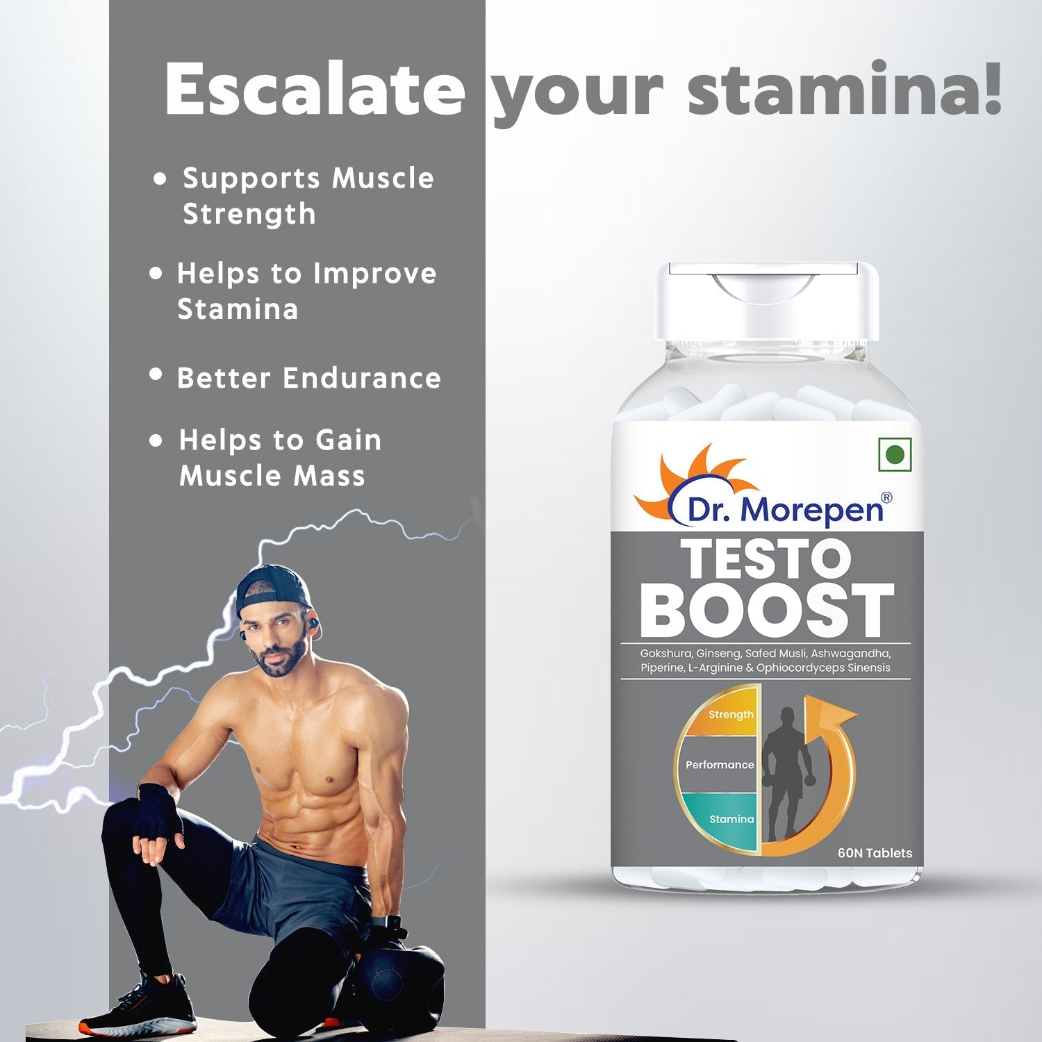 Dr Morpen Testo Boost Tablets | Grocsy