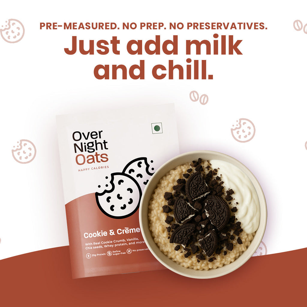 OverNightOats Cookies & Cremè | Grocsy