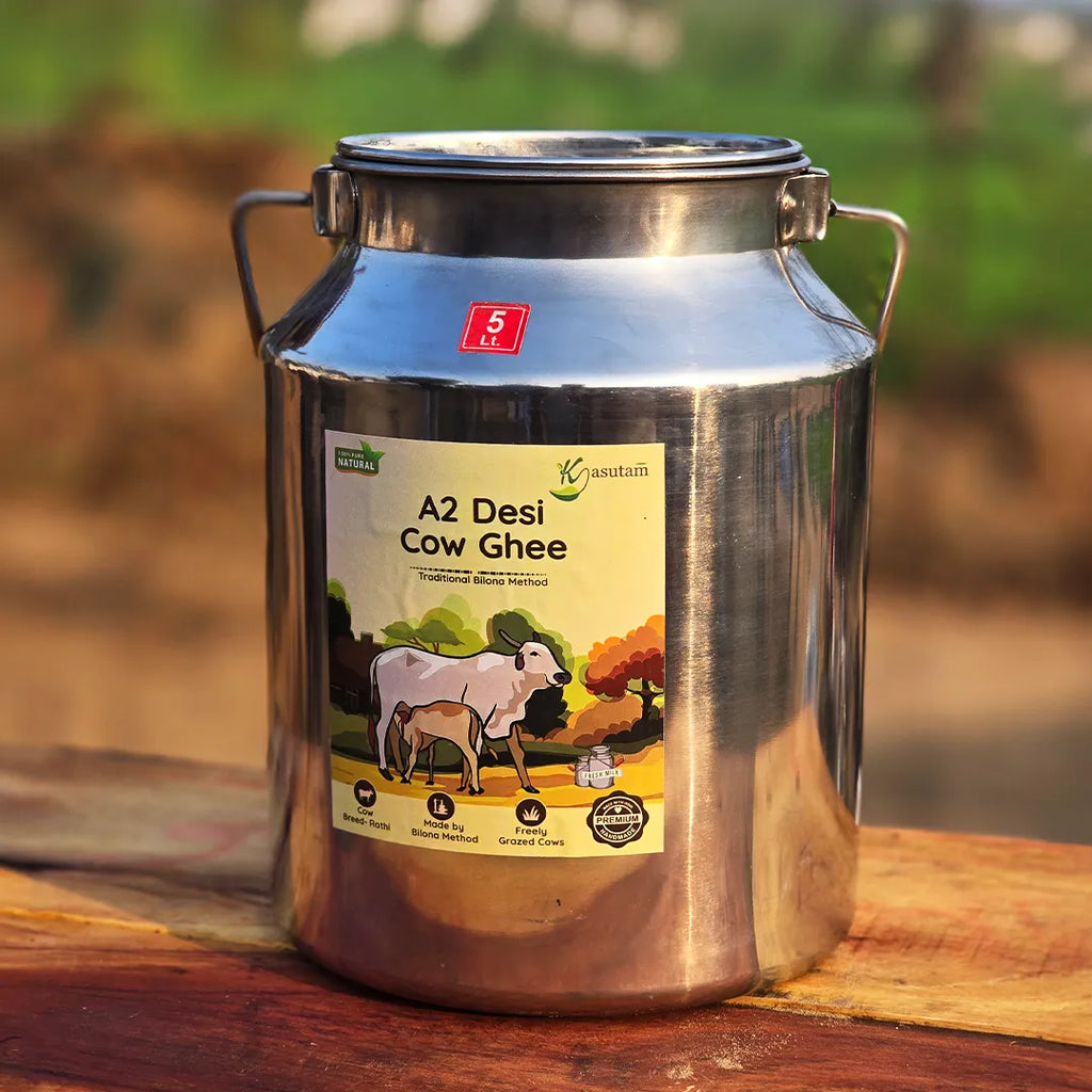 Kasutam A2 Desi Cow Bilona Ghee | Grocsy