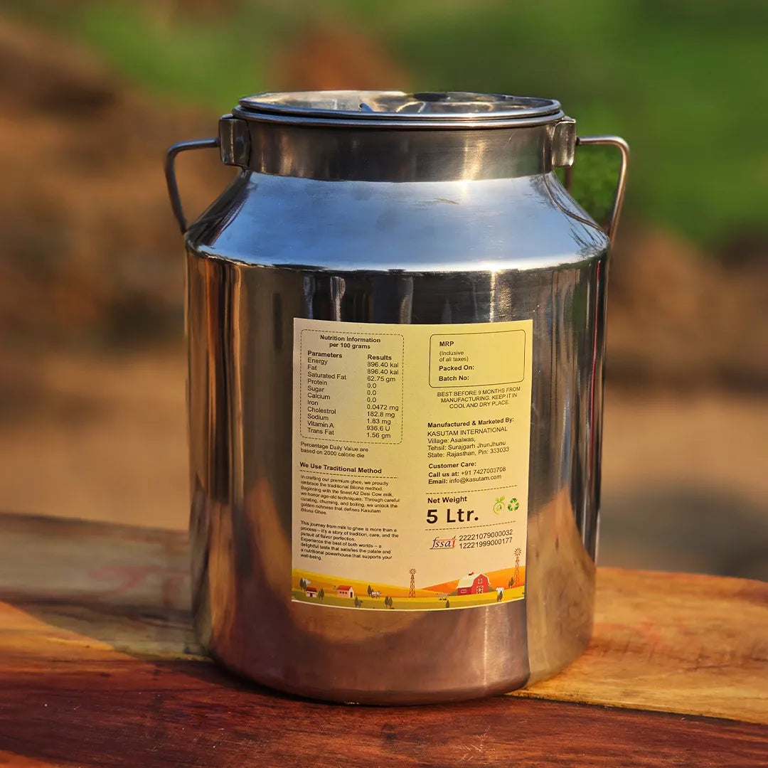 Kasutam A2 Desi Cow Bilona Ghee | Grocsy