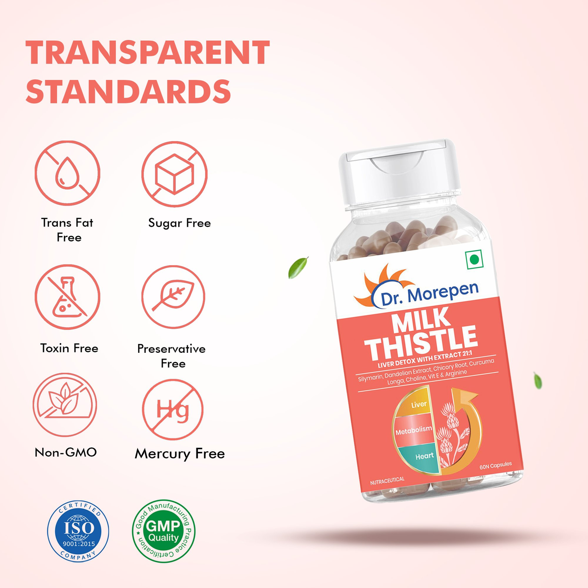 Dr Morpen Milk Thistle Capsules | Grocsy