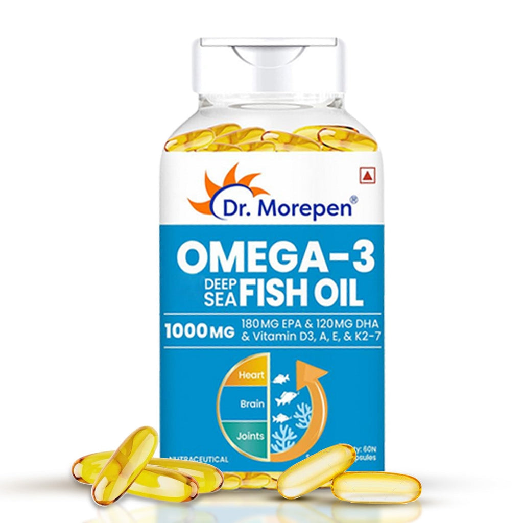Dr Morpen Omega-3 1000Mg Deep Sea Fish Oil Softgel Capsules | Grocsy