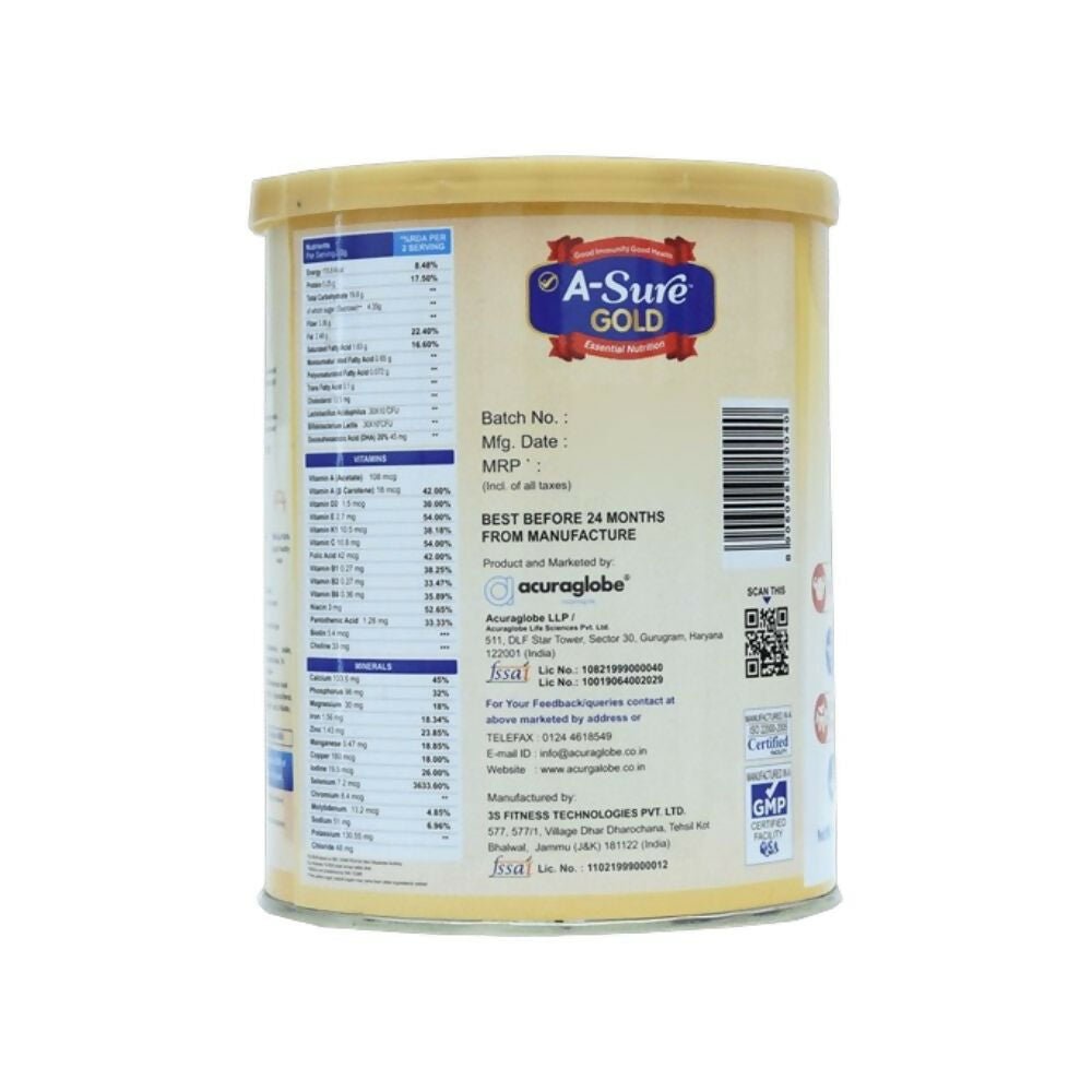 Acuraglobe A-Sure Gold Powder - Chocolate Flavor | Grocsy