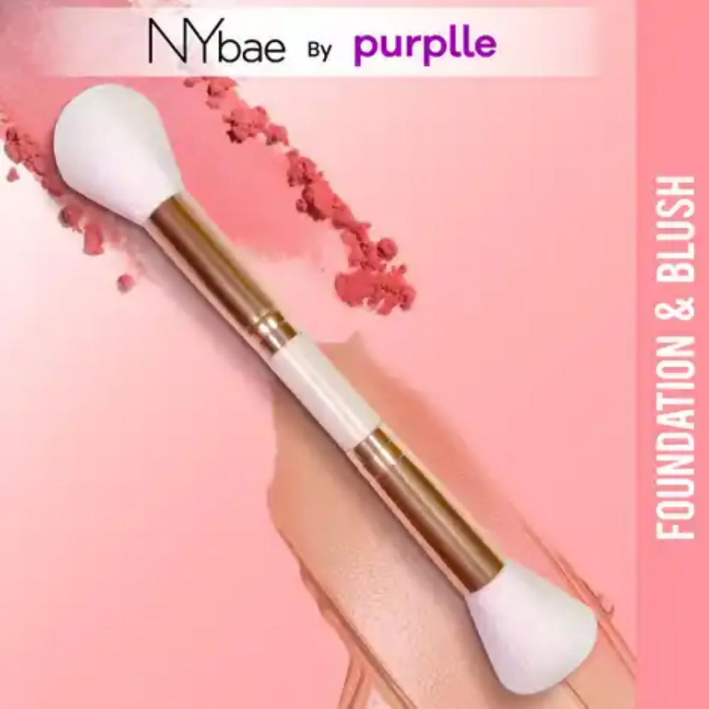 NY Bae Pro Dual Brush- Foundation & Blush | Grocsy