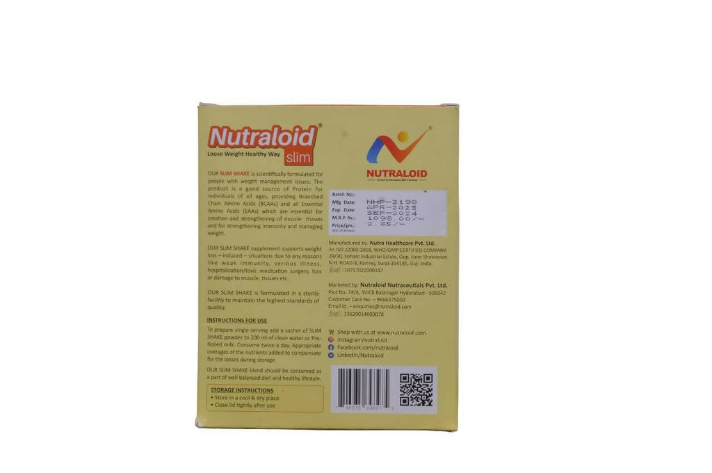 Nutraloid Slim Weight Loss Protein Powder (Mango) | Grocsy